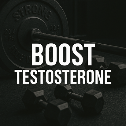 How to Boost Testosterone Naturally / Optimization Playbook (E-Book)